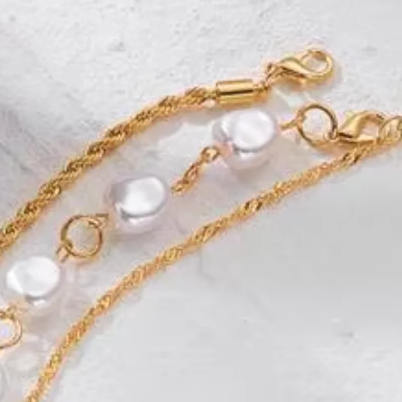 1 Set Stacked Design Necklace Set Women Vintage Multi Strand Necklace Faux Pearls Choker for Dating Party Banquet
1 Set Stacked Design Necklace Set Women Vintage Multi Strand Necklace Faux Pearls Choker for Dating Party Banquet