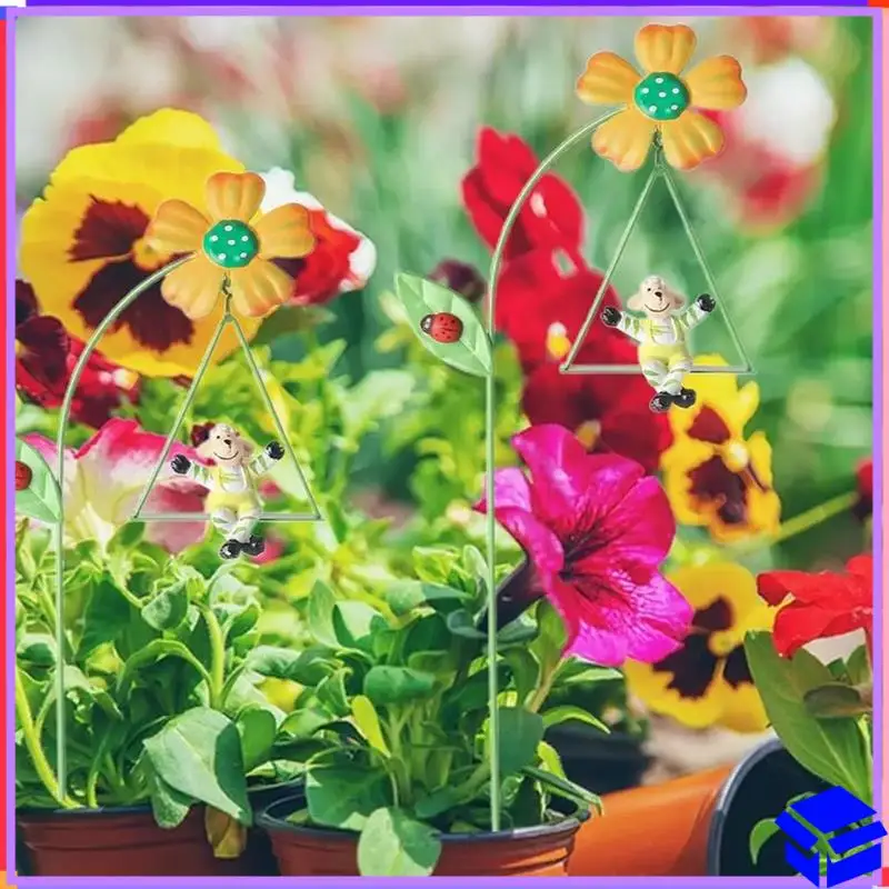 Reliable Iron Garden Flowers 6Pcs Decorative Iron Plant Stakes 10.6 Inch Ornamental Yard Stakes With Cute Animals On Swings
Reliable Iron Garden Flowers 6Pcs Decorative Iron Plant Stakes 10.6 Inch Ornamental Yard Stakes With Cute Animals On Swings
