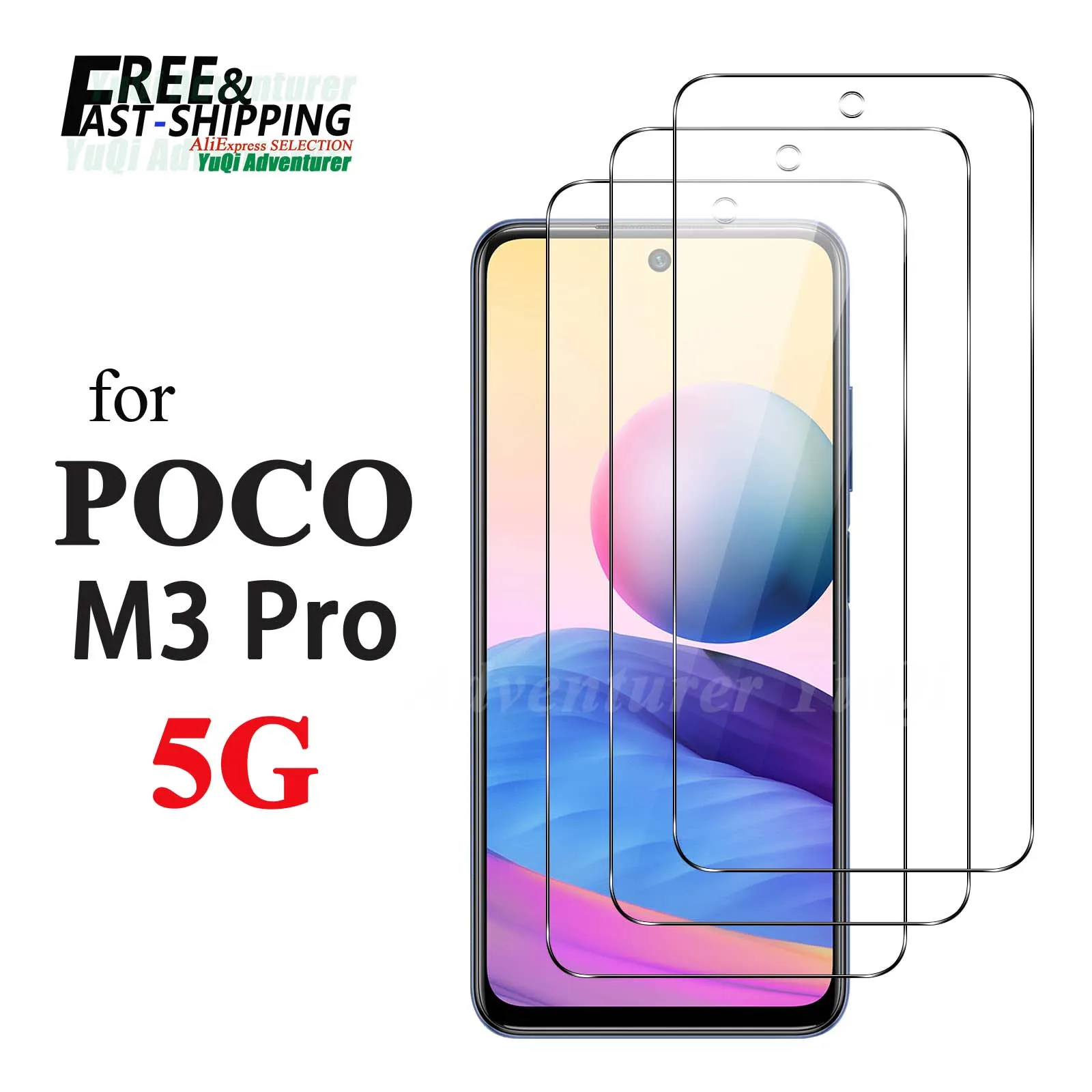 Screen Protector For POCO M3 Pro 5G Xiaomi, Tempered Glass HD Crystal 9H High Aluminum Anti Scratch Case Friendly
Screen Protector For POCO M3 Pro 5G Xiaomi, Tempered Glass HD Crystal 9H High Aluminum Anti Scratch Case Friendly
