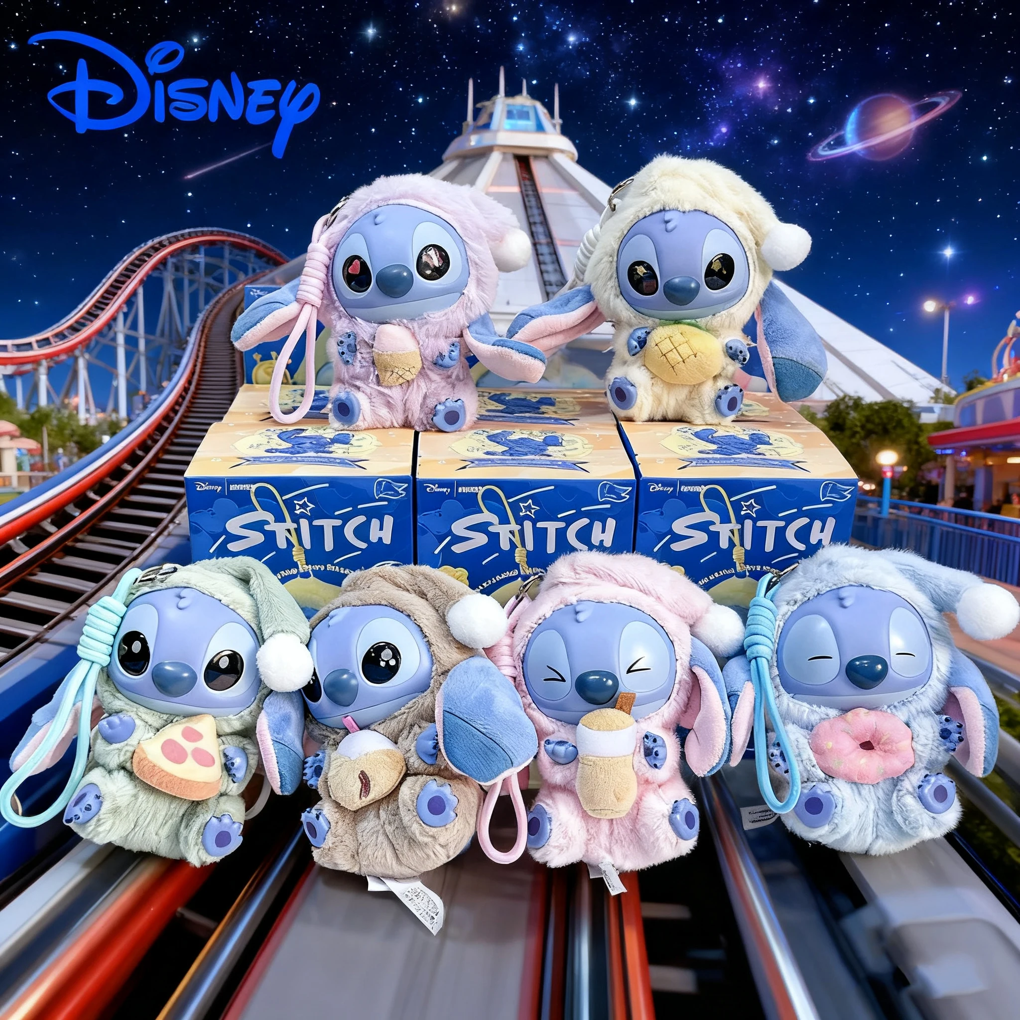 Disney Stitch Eat Something before Sleep Series слепая коробка плюшевая кукла милый кулон орнамент загадочный сюрприз игрушка в подарок
Disney Stitch Eat Something before Sleep Series слепая коробка плюшевая кукла милый кулон орнамент загадочный сюрприз игрушка в подарок