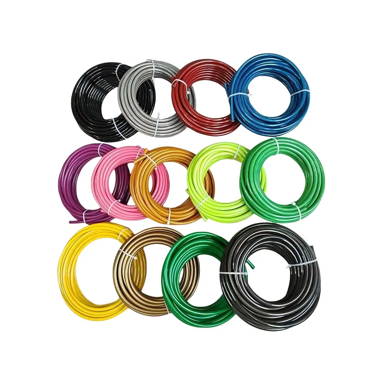 Motorcycle Brake Hose 1/8" 304 Stainless Steel Wire Braided Nylon PTFE Fuel Line Automotive Clutch Lines AN3 Turbo oil feed Hose
Motorcycle Brake Hose 1/8" 304 Stainless Steel Wire Braided Nylon PTFE Fuel Line Automotive Clutch Lines AN3 Turbo oil feed Hose