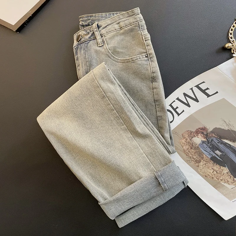Retro Yellow Clay Men's Jeans Straight Leg Casual Autumn Winter Trendy Brand High Street Vibe Loose Fit Long Pants
Retro Yellow Clay Men's Jeans Straight Leg Casual Autumn Winter Trendy Brand High Street Vibe Loose Fit Long Pants