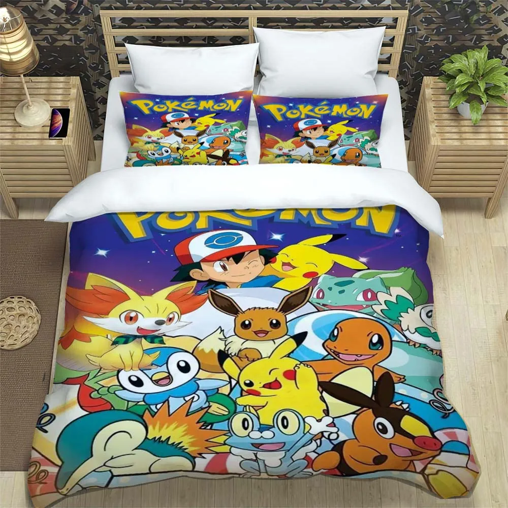 Симпатичный мультяшный Постельный набор Покемонов, милый домашний декор, наволочки, пододеяльники, подарки для семьи и друзей, удобные и мягкие
Симпатичный мультяшный Постельный набор Покемонов, милый домашний декор, наволочки, пододеяльники, подарки для семьи и друзей, удобные и мягкие