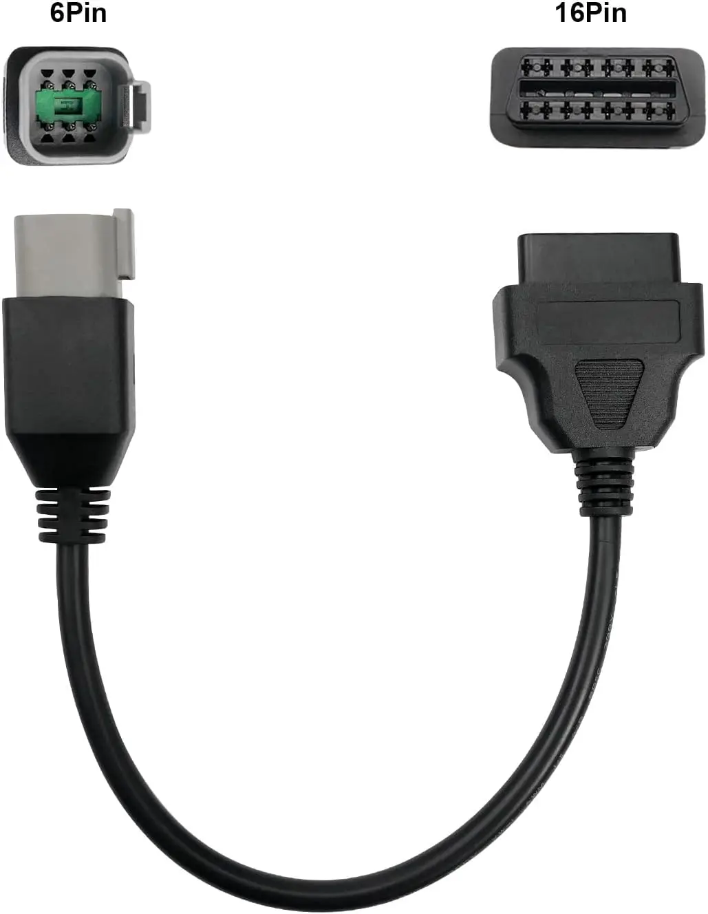 Motorcycle OBD2 Diagnostic Cable 6 Pin to 16 Pin Connector Adapter For Moto Motorbike ECU Code Reader Scanner Tool
Motorcycle OBD2 Diagnostic Cable 6 Pin to 16 Pin Connector Adapter For Moto Motorbike ECU Code Reader Scanner Tool