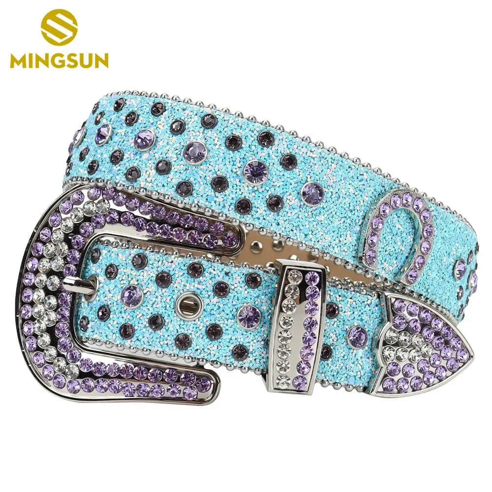 Western Cowboy Cowgirl Rhinestone Belts Bling Luxury Designer Diamond Studded Belts for Women Men Fashion Leather Belt for Jeans
Western Cowboy Cowgirl Rhinestone Belts Bling Luxury Designer Diamond Studded Belts for Women Men Fashion Leather Belt for Jeans