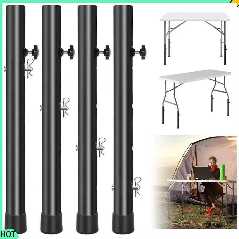 AWAH 4-Pack Metal Folding Tableleg Extenders, Extension Heavy Duty 4 Levels/Height Supports, Table Leg Accessories
AWAH 4-Pack Metal Folding Tableleg Extenders, Extension Heavy Duty 4 Levels/Height Supports, Table Leg Accessories