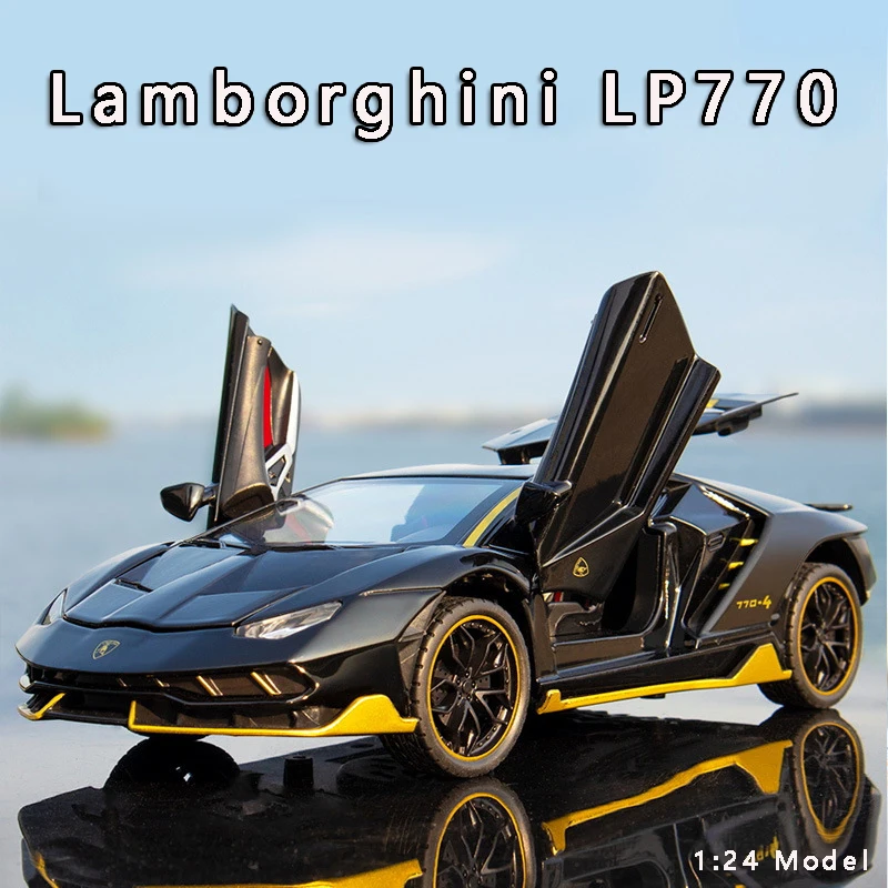 Модель автомобиля Lamborghinis Lp770 в масштабе 1:24, модель автомобиля со звуком и фотомагнитом, модель спортивного автомобиля из сплава, Детская Игрушечная машина для мальчиков, гоночный коллекционный подарок
Модель автомобиля Lamborghinis Lp770 в масштабе 1:24, модель автомобиля со звуком и фотомагнитом, модель спортивного автомобиля из сплава, Детская Игрушечная машина для мальчиков, гоночный коллекционный подарок