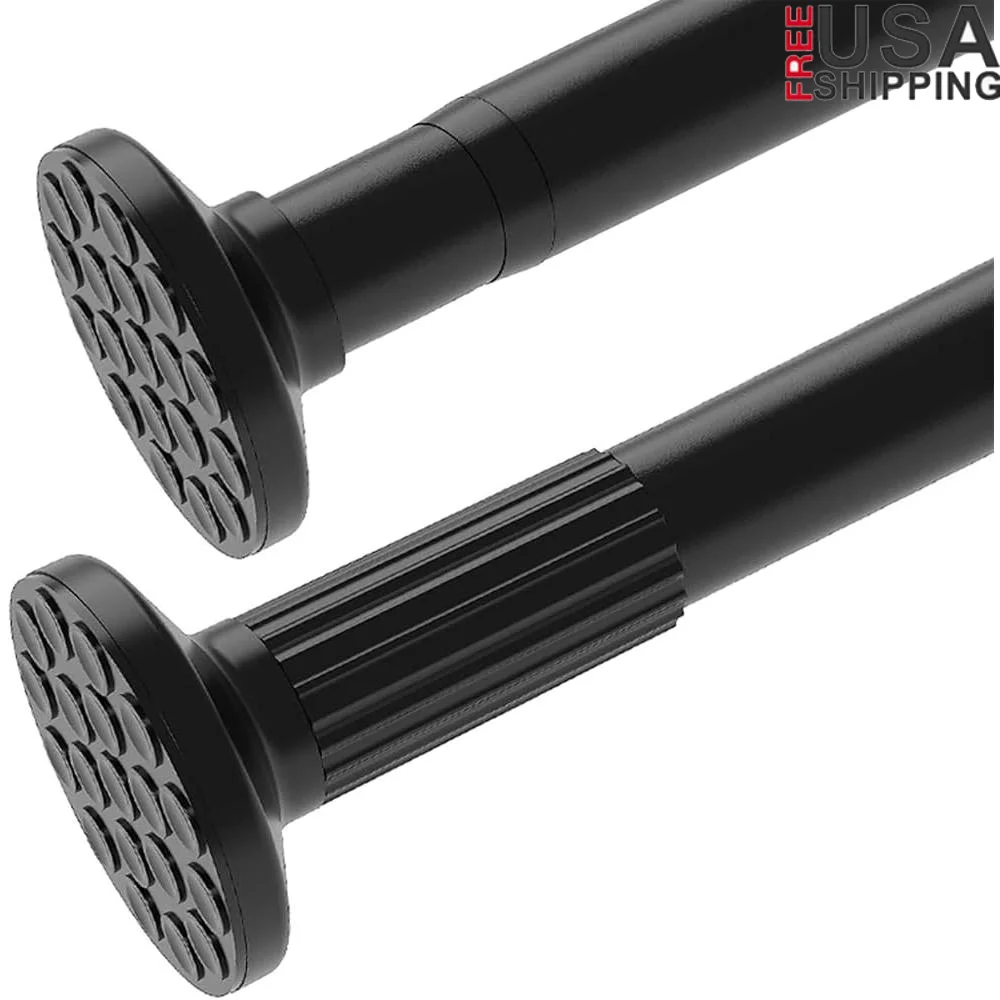 Heavy Duty Adjustable Tension Rod 86-126 Inch No Drill Room Divider Curtain Shower Window Curtain Rods
Heavy Duty Adjustable Tension Rod 86-126 Inch No Drill Room Divider Curtain Shower Window Curtain Rods