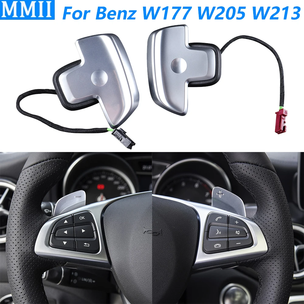 For Benz A C E G-Class W177 W205 C257 W213 C238 A238 W463 G63 Silver Steering Wheel Paddle Shifter Extensions Car Accessories
For Benz A C E G-Class W177 W205 C257 W213 C238 A238 W463 G63 Silver Steering Wheel Paddle Shifter Extensions Car Accessories