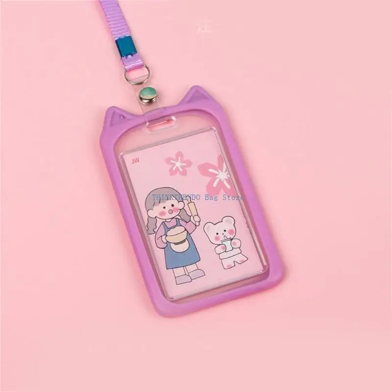 340D Silicone Ear Badge Holder with Lanyard for Women Lady Girl Work Office Nurse Student Teacher
340D Silicone Ear Badge Holder with Lanyard for Women Lady Girl Work Office Nurse Student Teacher