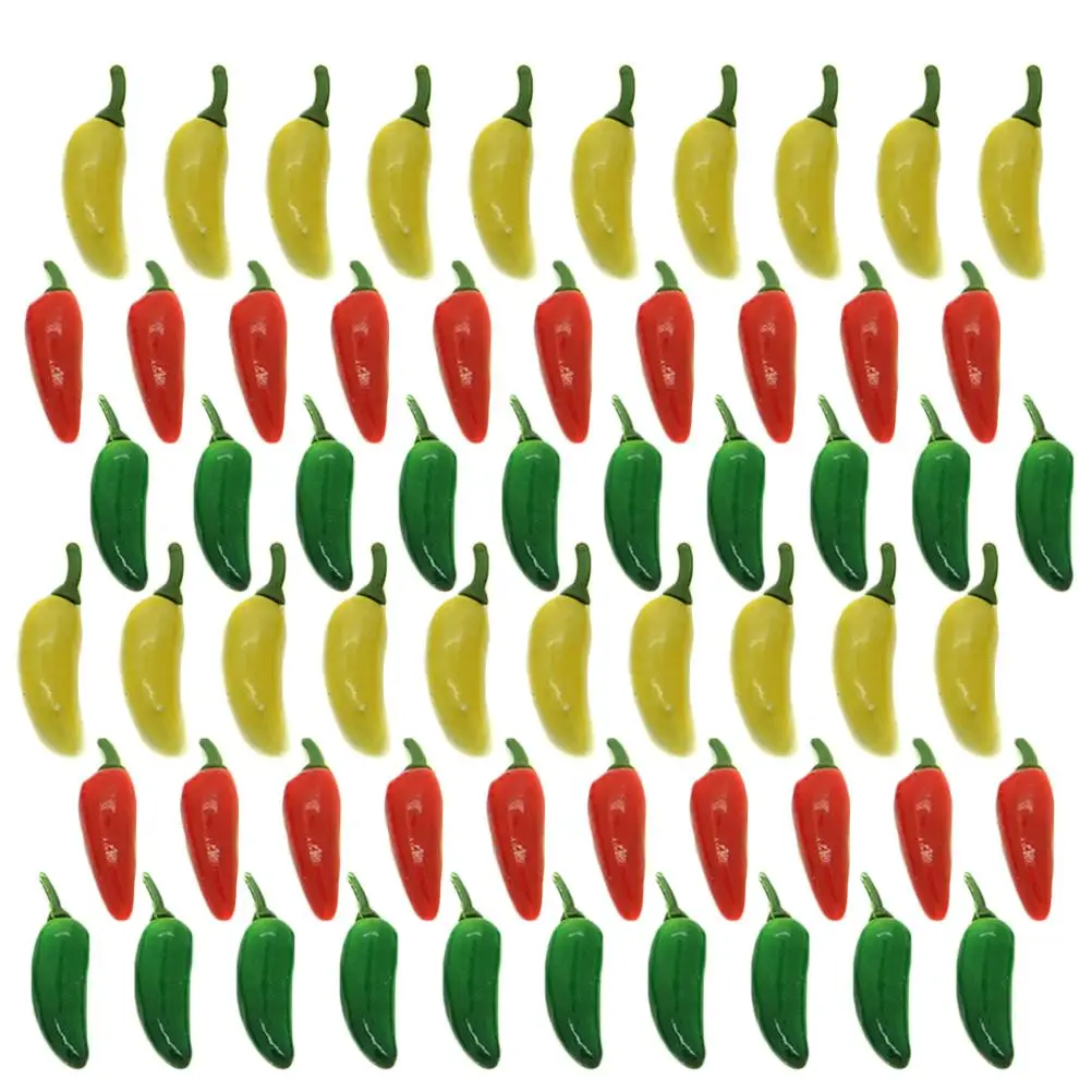 60 Pcs Mini Simulation Pepper Accessories Light Weight Kids Teaching Material Safe Foam Vegetable Toys Bubble Vegetables
60 Pcs Mini Simulation Pepper Accessories Light Weight Kids Teaching Material Safe Foam Vegetable Toys Bubble Vegetables