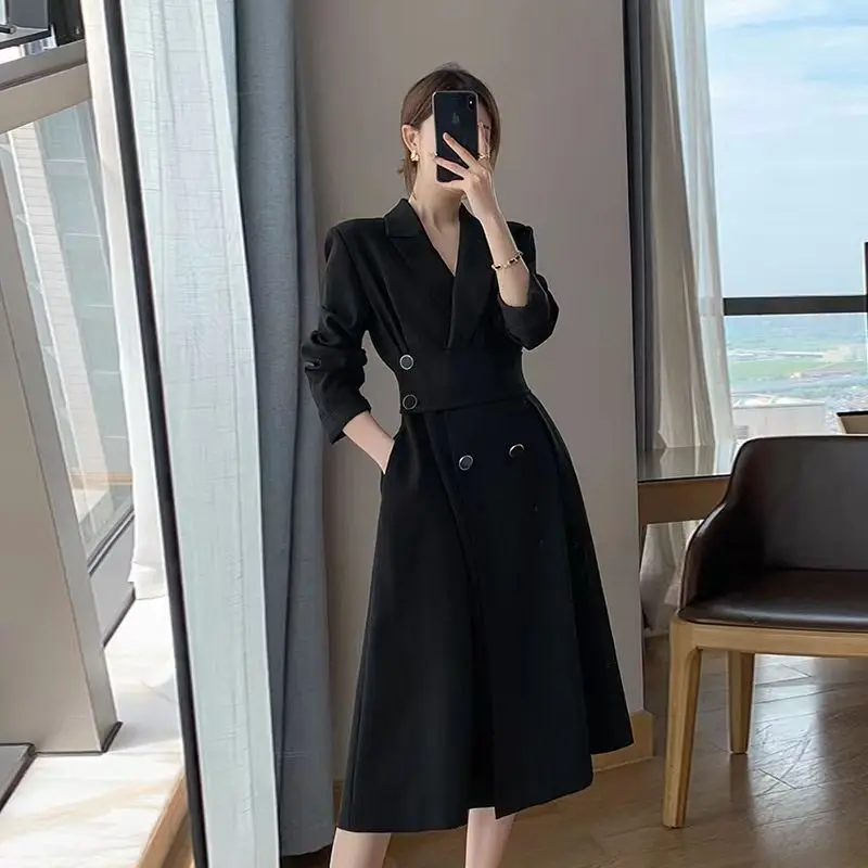 2024 Summer New Women's Suit Dress Slim Fit Long Sleeve High Street Office Dress
2024 Summer New Women's Suit Dress Slim Fit Long Sleeve High Street Office Dress