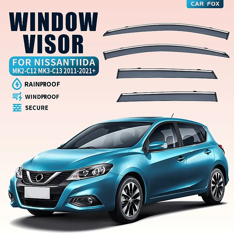 For Nissan Tiida C11 C12 C13 Car Window Visor Rain Sun Shade Side Windshield Awning Auto Accessories
For Nissan Tiida C11 C12 C13 Car Window Visor Rain Sun Shade Side Windshield Awning Auto Accessories