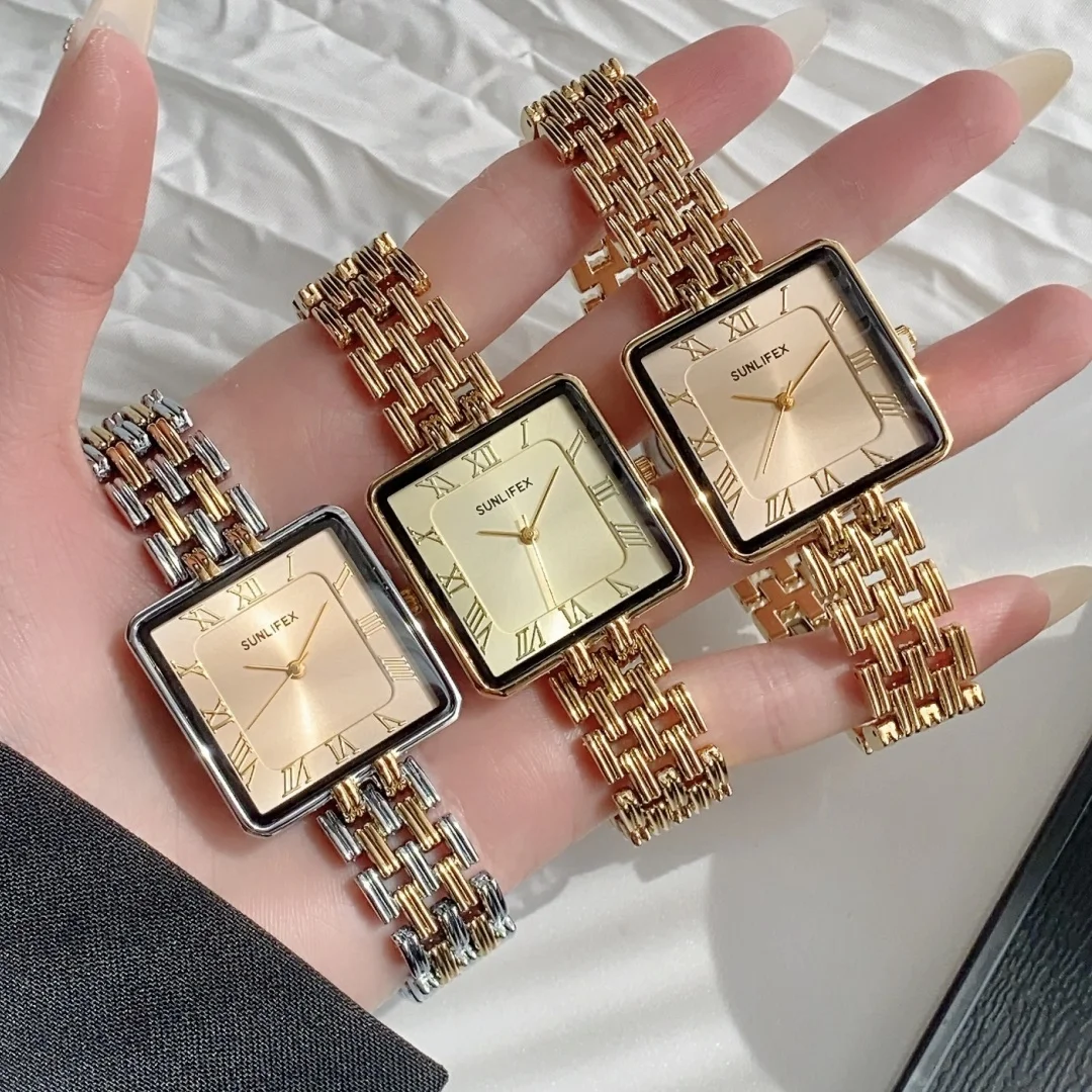 Square Dial Watch Women Business Light Brand Steel Strip Middle Eastern Style Simple Waterproof Ladies Quartz Clock Watches
Square Dial Watch Women Business Light Brand Steel Strip Middle Eastern Style Simple Waterproof Ladies Quartz Clock Watches