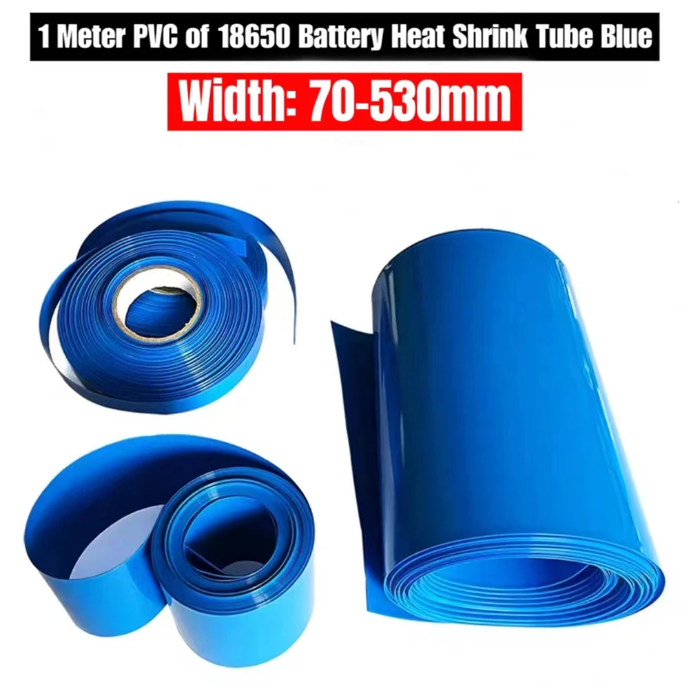 18650 21700 26500 Lipo Battery PVC Heat Shrink Tube Pack 70mm ~ 530mm Width Insulated Film Wrap lithium Case Cable Sleeve Blue
18650 21700 26500 Lipo Battery PVC Heat Shrink Tube Pack 70mm ~ 530mm Width Insulated Film Wrap lithium Case Cable Sleeve Blue