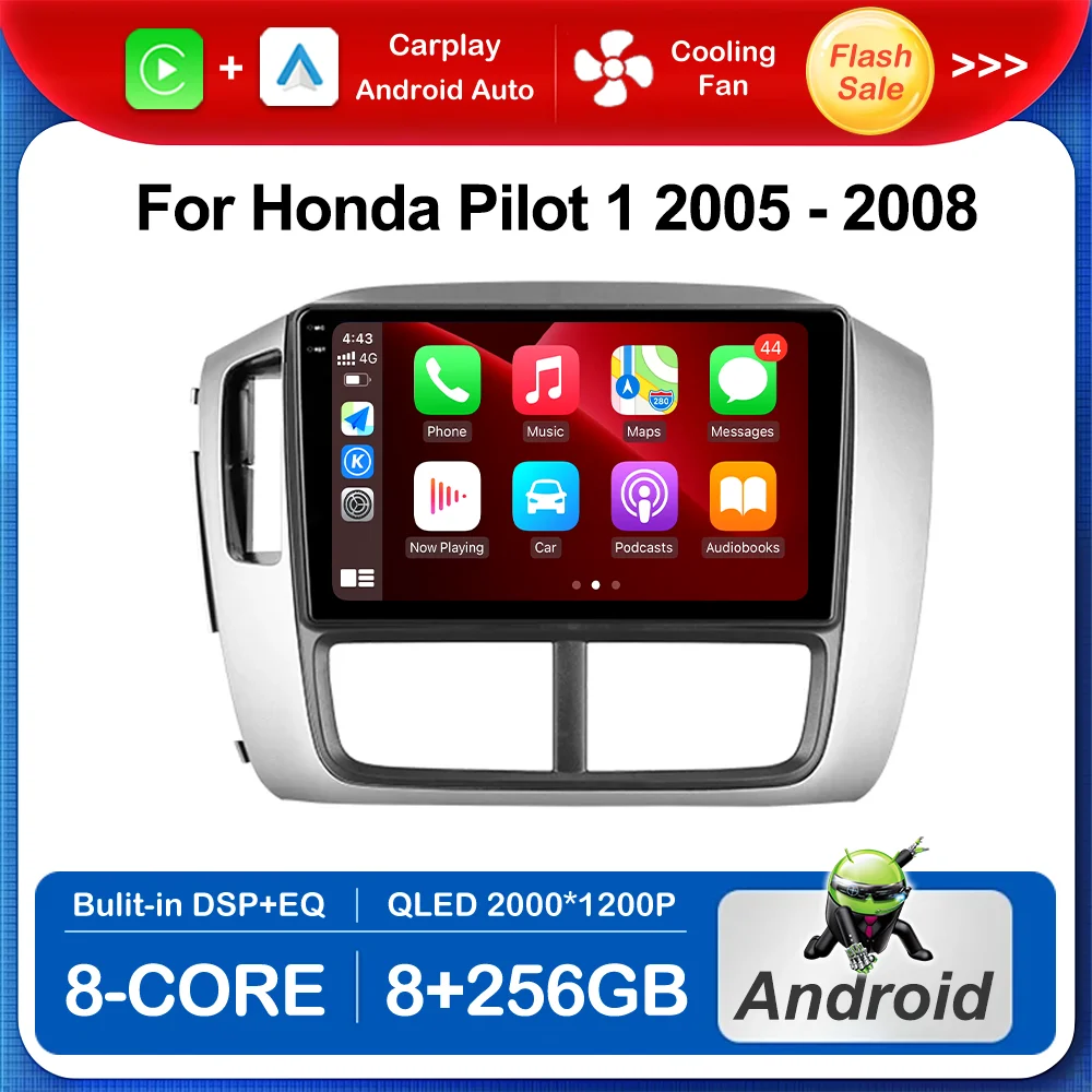 9 '' for Honda Pilot 1 2005 - 2008 Android OS Intelligent System GPS Navigation Wireless Carplay Bluetooth WiFi 4G Head Unit
9 '' for Honda Pilot 1 2005 - 2008 Android OS Intelligent System GPS Navigation Wireless Carplay Bluetooth WiFi 4G Head Unit