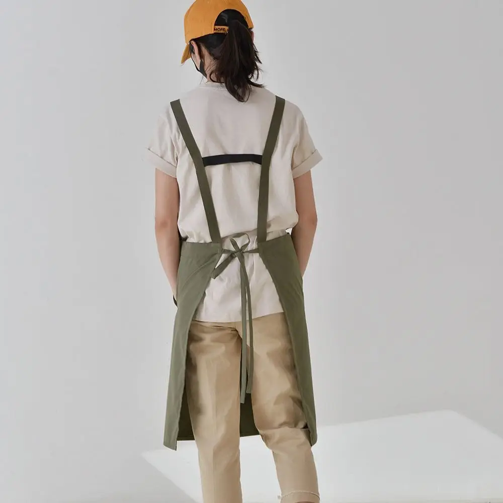 Polyester Cotton Korean Restaurant Apron Pinafore Lengthen Waterproof Overalls Work Clothes Uniform Cleaning
Polyester Cotton Korean Restaurant Apron Pinafore Lengthen Waterproof Overalls Work Clothes Uniform Cleaning