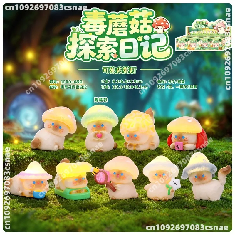 New Poisonous Mushroom Exploration Diary Series Blind Box 2026 Cute Cat Mushroom Shape Trendy Figure Desktop Decoration In Stock
New Poisonous Mushroom Exploration Diary Series Blind Box 2026 Cute Cat Mushroom Shape Trendy Figure Desktop Decoration In Stock