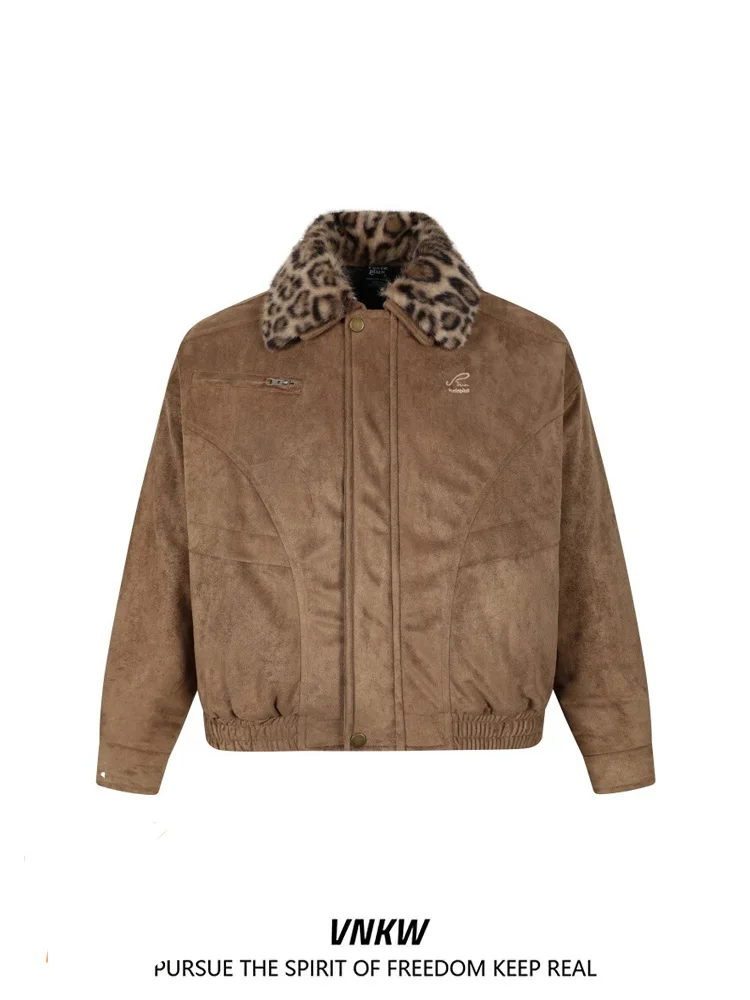 Vintage Brown Fce Lined Thiened Jaet Men's Autumn Winter Cotton Coat Turn-down Collar Casual Sle Warmth-kee
Vintage Brown Fce Lined Thiened Jaet Men's Autumn Winter Cotton Coat Turn-down Collar Casual Sle Warmth-kee