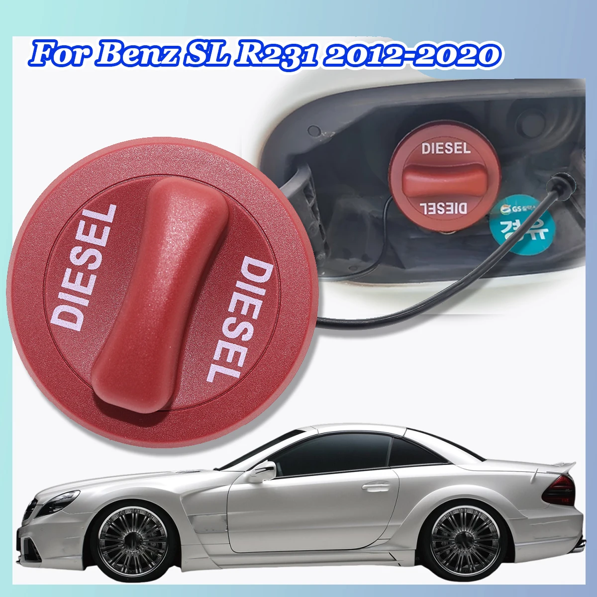 1pc A2224700105 Automotive Diesel Fuel Tank Filler Cap Cover For Mercedes Benz SL R231 2012-2020 For SL350 SL400 SL500 SL63AMG
1pc A2224700105 Automotive Diesel Fuel Tank Filler Cap Cover For Mercedes Benz SL R231 2012-2020 For SL350 SL400 SL500 SL63AMG