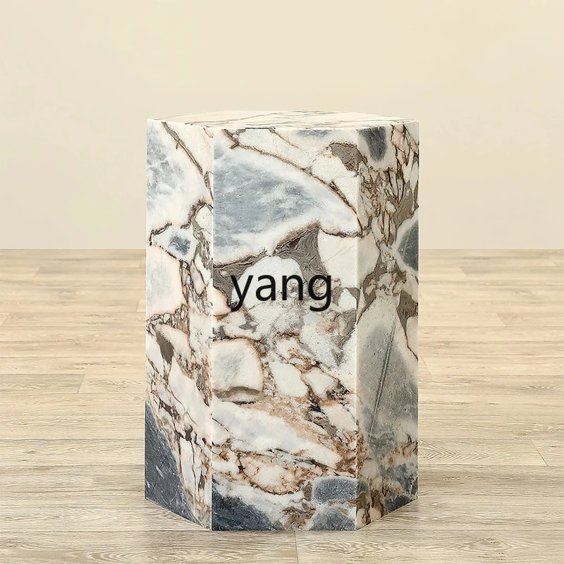 TGF light luxury living room sofa marble edge table high-end hexagonal cave stone bedside table
TGF light luxury living room sofa marble edge table high-end hexagonal cave stone bedside table
