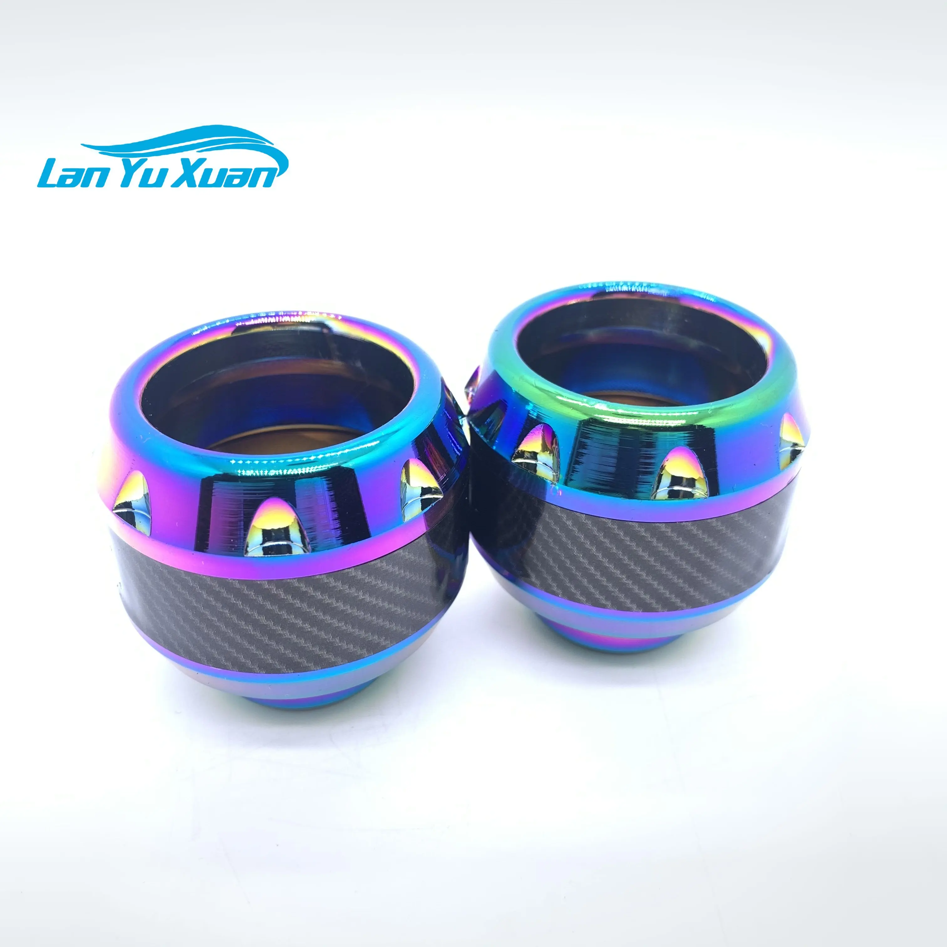 Motorcycle magic color imitation fiber front shock absorber protection drop - proof decorative cup
Motorcycle magic color imitation fiber front shock absorber protection drop - proof decorative cup