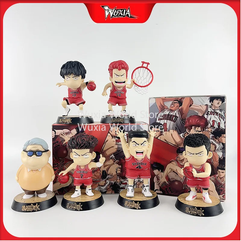 SLAM DUNK Q-Version Akagi Takenori Rukawa Kaede Sakuragi Hanamichi Anime Figures Collection Desktop Decoration Toy for Kid Gift
SLAM DUNK Q-Version Akagi Takenori Rukawa Kaede Sakuragi Hanamichi Anime Figures Collection Desktop Decoration Toy for Kid Gift