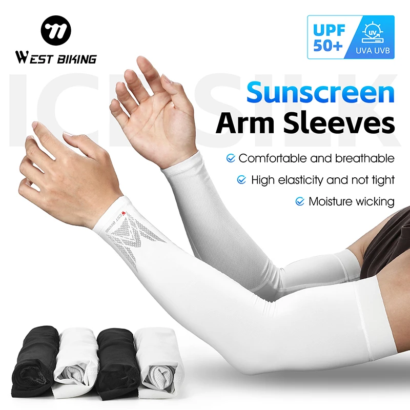 WEST BIKING Cycling Arm Sleeves UV Protection Ice Silk Bike Arm Sleeve High Elasticity Breathable Cycling Fishing Outdoor Sports
WEST BIKING Cycling Arm Sleeves UV Protection Ice Silk Bike Arm Sleeve High Elasticity Breathable Cycling Fishing Outdoor Sports