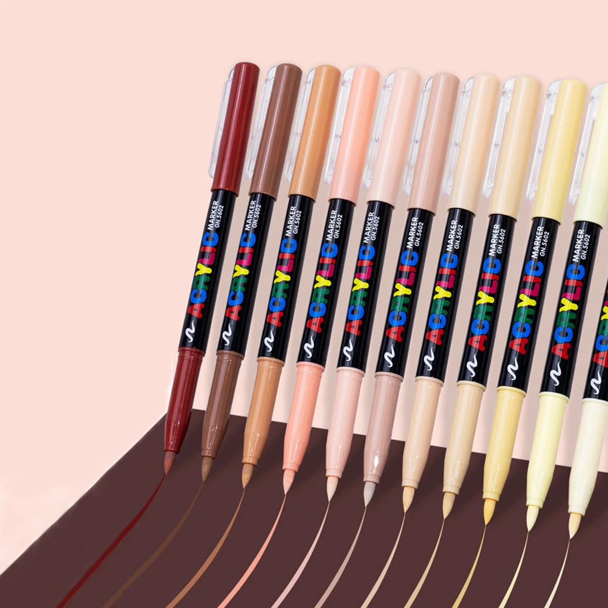 12/24colors/Box Skin Tone Soft Head Acrylic Marker Pen for DIY Painting Graffiti, Marking, Fashion painting art supplies
12/24colors/Box Skin Tone Soft Head Acrylic Marker Pen for DIY Painting Graffiti, Marking, Fashion painting art supplies