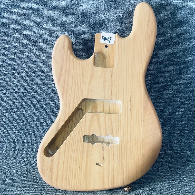 EB157 Natural Solid ASH for Jazz Bass DIY Replace Unfinished Electric Bass Body Standard JB Pickups Left Hand Version
EB157 Natural Solid ASH for Jazz Bass DIY Replace Unfinished Electric Bass Body Standard JB Pickups Left Hand Version
