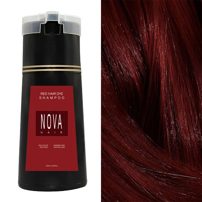 New Red/brown/black Hair Dye Shampoo Gentle Non Damaging To Hair Easy To Cover White Hair Natural Long-lasting Color Development
New Red/brown/black Hair Dye Shampoo Gentle Non Damaging To Hair Easy To Cover White Hair Natural Long-lasting Color Development