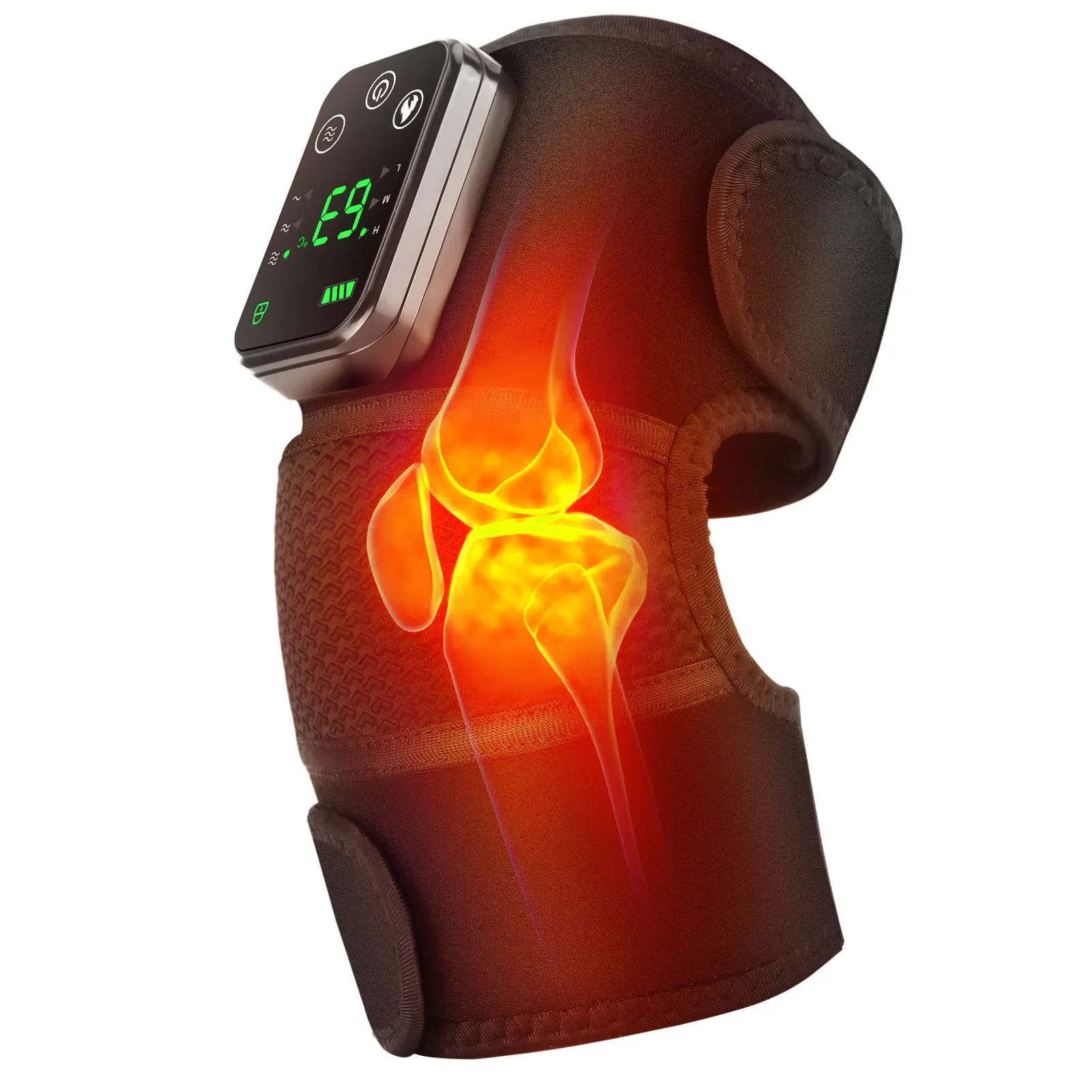 3-speed Hot Compress Knee Massager Vibration Knee Brace Support Reduce Fatigue Blood Circulation Knee Warmer
3-speed Hot Compress Knee Massager Vibration Knee Brace Support Reduce Fatigue Blood Circulation Knee Warmer