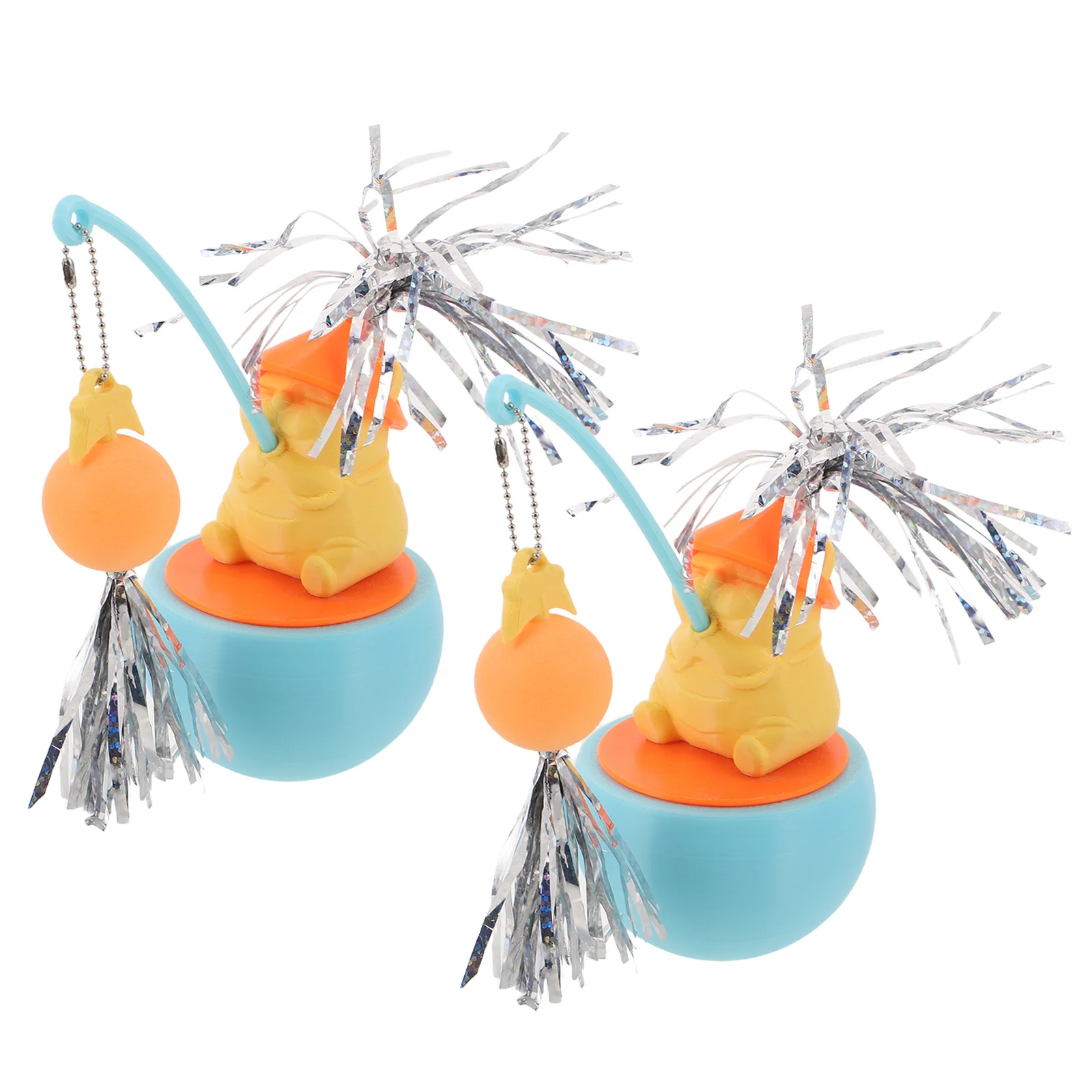 2Pcs Indoor Cats Interactive Wand Wobbling Tumbler Ball Kitten Exercise Activity Entertainment Cats Tumbler
2Pcs Indoor Cats Interactive Wand Wobbling Tumbler Ball Kitten Exercise Activity Entertainment Cats Tumbler