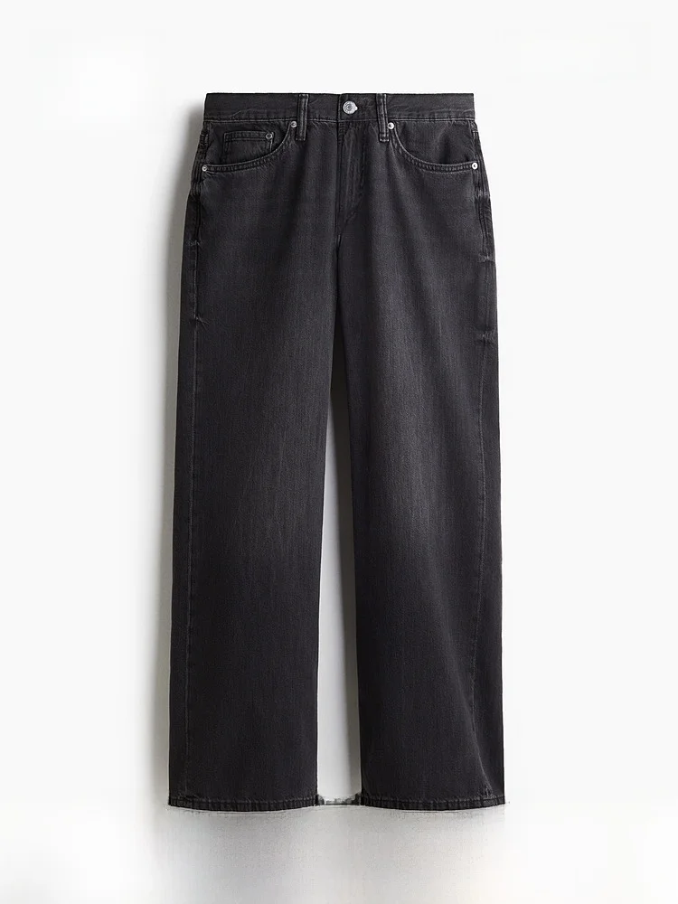 H&M Men's Casual Lightweight Straight Leg Jeans American Style Loose Fit Low Waist Button Closure Other Material Youth Jeans
H&M Men's Casual Lightweight Straight Leg Jeans American Style Loose Fit Low Waist Button Closure Other Material Youth Jeans