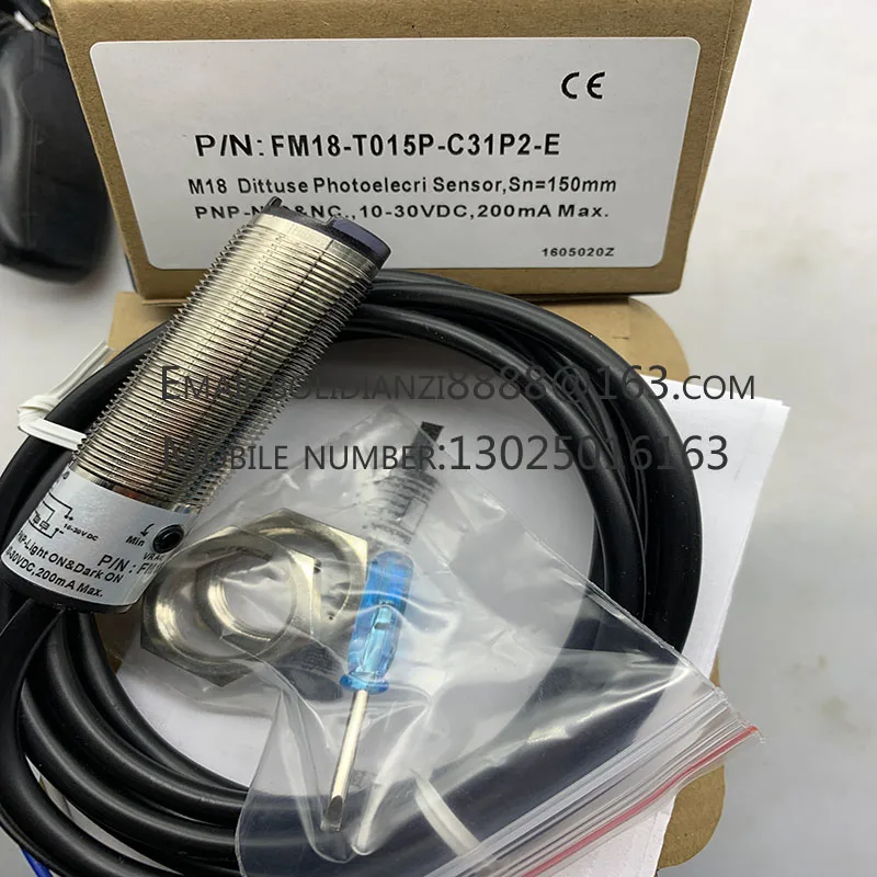 Brand new off the shelf FM18-T015P-C31P2 FM18-T015N-C31P2 New photoelectric switch sensor
Brand new off the shelf FM18-T015P-C31P2 FM18-T015N-C31P2 New photoelectric switch sensor