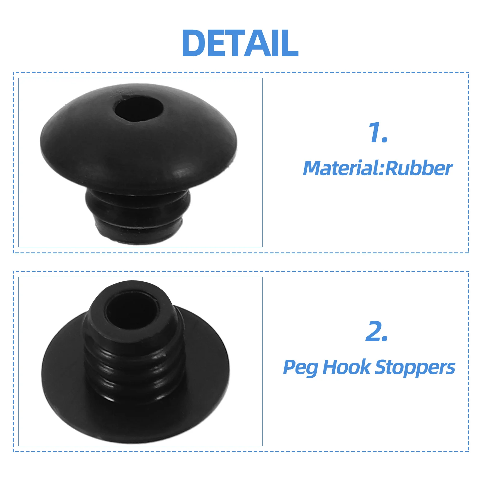 120pcs Rubber Hook Plug Pegboard Hook Stoppers Locks For Hooks Fasteners Retainers Pegboard Accessories Secure Hold Durable
120pcs Rubber Hook Plug Pegboard Hook Stoppers Locks For Hooks Fasteners Retainers Pegboard Accessories Secure Hold Durable
