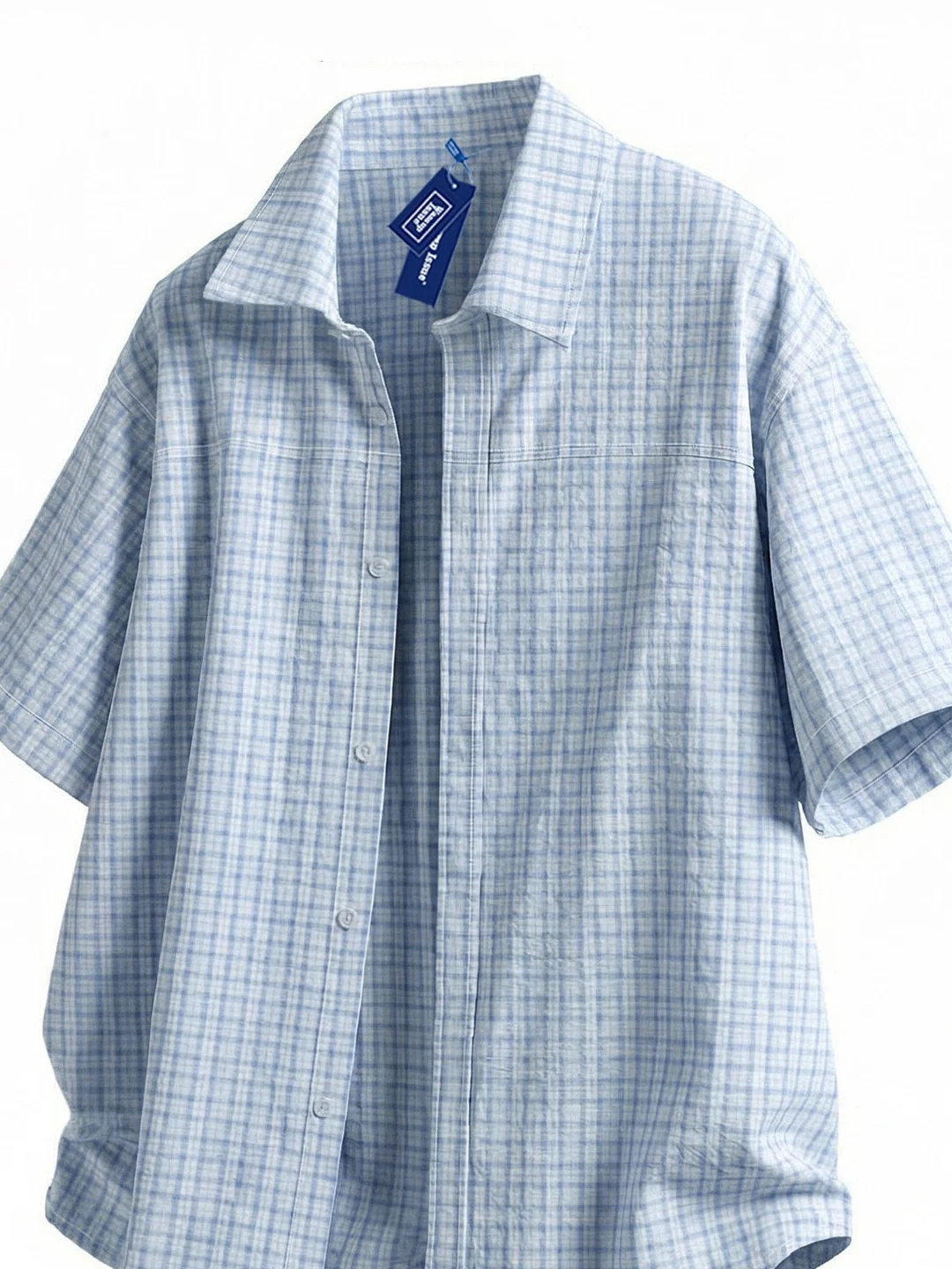 Simple Style Men's Plaid Shirt Loose Short Sleeve Turn-down Collar Summer New Arrival Breathable Comfortable Ultra-light Poly...
Simple Style Men's Plaid Shirt Loose Short Sleeve Turn-down Collar Summer New Arrival Breathable Comfortable Ultra-light Poly...