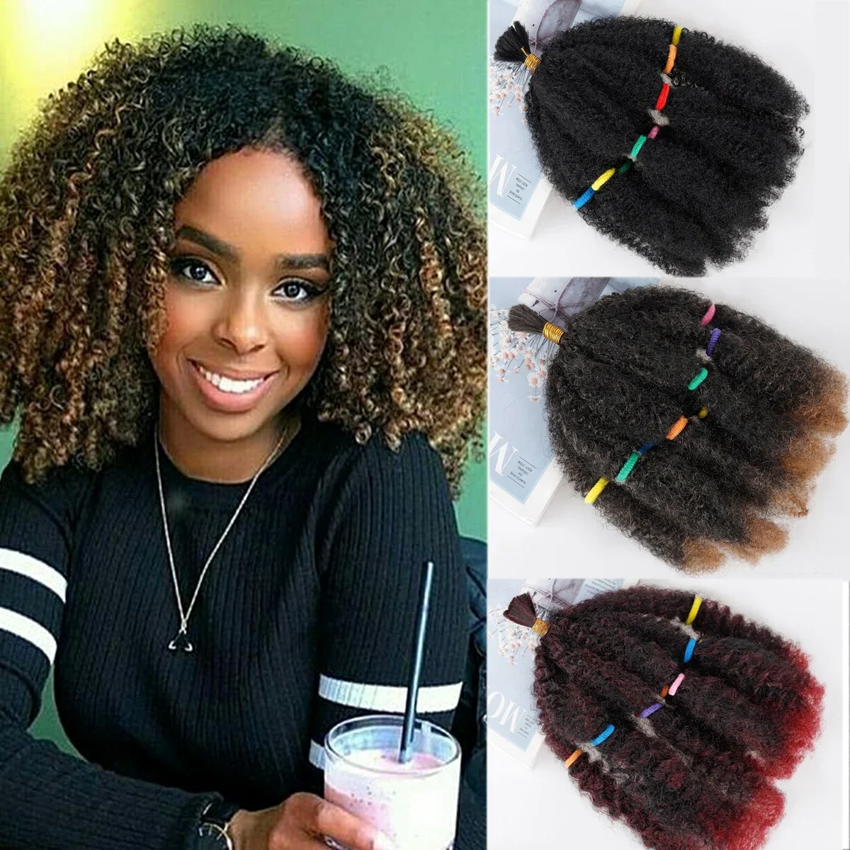 Afro Kinky Twist Hair Marley Hair Braiding Stretched Afro Kinky Twist Crochet Braids Synthetic Hair Extension 12 Inch 10 Packs
Afro Kinky Twist Hair Marley Hair Braiding Stretched Afro Kinky Twist Crochet Braids Synthetic Hair Extension 12 Inch 10 Packs