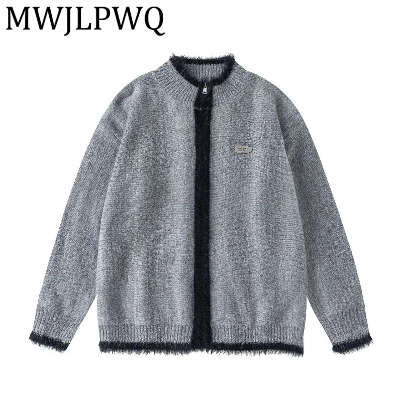 MWJLPWQ мужской теплый вязаный свитер из искусственного меха в американском стиле ретро, новинка 2025 года, уличная одежда на молнии, кардиган, повседневные топы с длинными рукавами 21729
MWJLPWQ мужской теплый вязаный свитер из искусственного меха в американском стиле ретро, новинка 2025 года, уличная одежда на молнии, кардиган, повседневные топы с длинными рукавами 21729