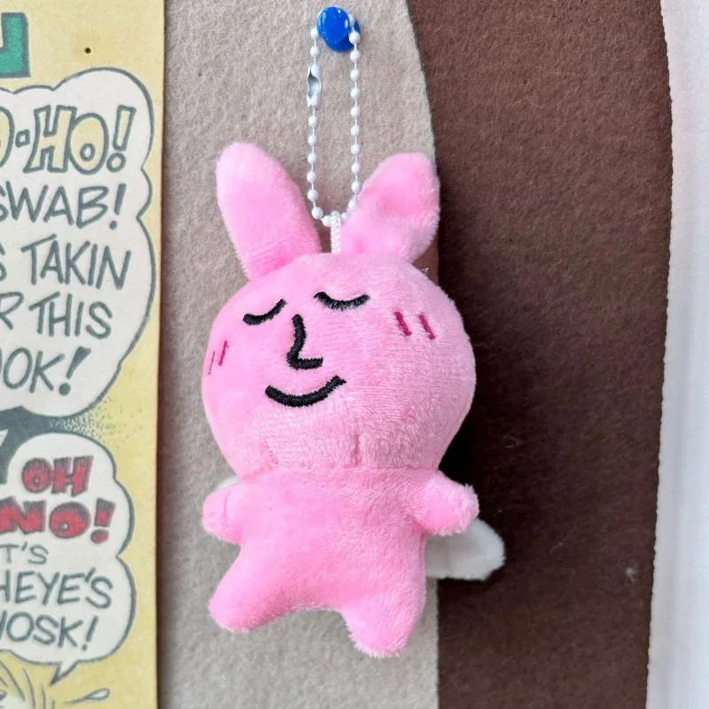 Pink Smile Face Bunny Plush Keychain Cute Rabbit Keyring Backpack Pendant Kawaii Gift for Wemon Friends Valentine Gifts
Pink Smile Face Bunny Plush Keychain Cute Rabbit Keyring Backpack Pendant Kawaii Gift for Wemon Friends Valentine Gifts