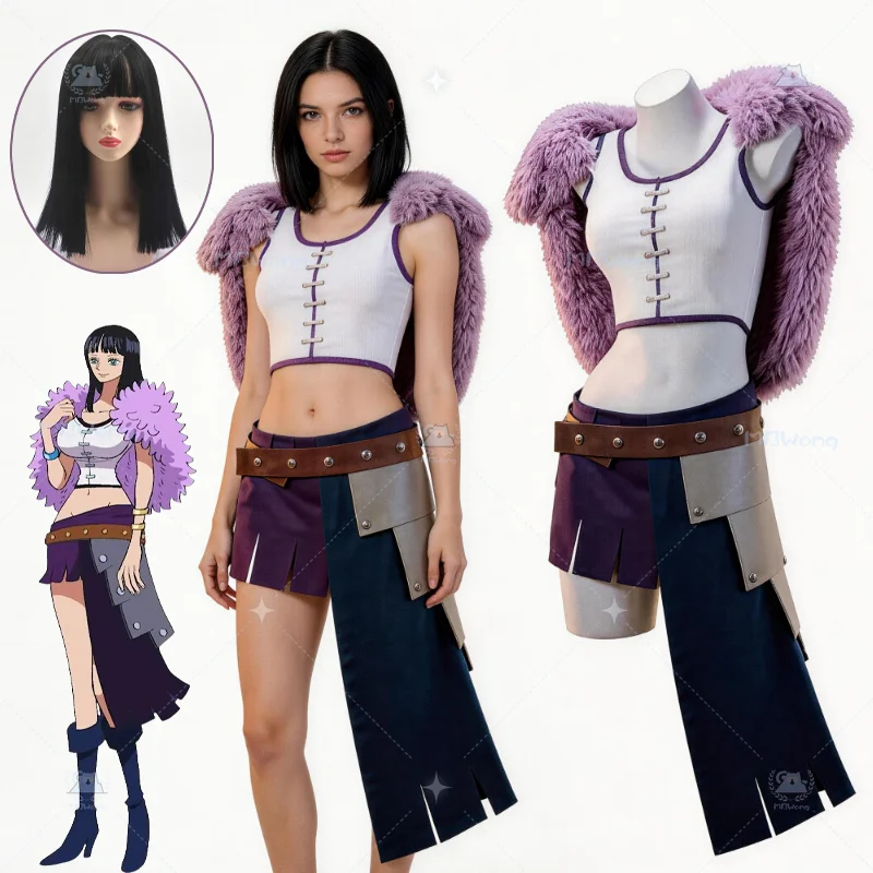 Nico Robin Cosplay Costume Robin Elbaph Arc Third Outfit Wig Shoes Ms. Sunday For Hallowmas Party Adult Women Role Play Prop
Nico Robin Cosplay Costume Robin Elbaph Arc Third Outfit Wig Shoes Ms. Sunday For Hallowmas Party Adult Women Role Play Prop