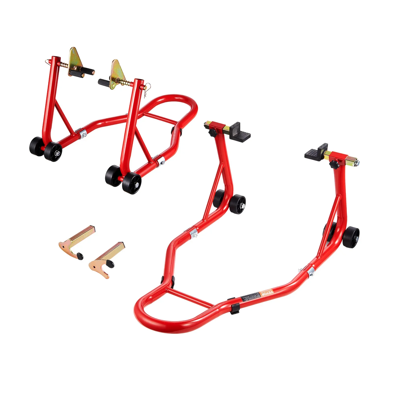 Motorcycle Stand Lift 850lbs Front Rear Combo Stand Lift Front Wheel Dual-Fork Stand Rear U+L Fork Swingarm Spool Stand
Motorcycle Stand Lift 850lbs Front Rear Combo Stand Lift Front Wheel Dual-Fork Stand Rear U+L Fork Swingarm Spool Stand