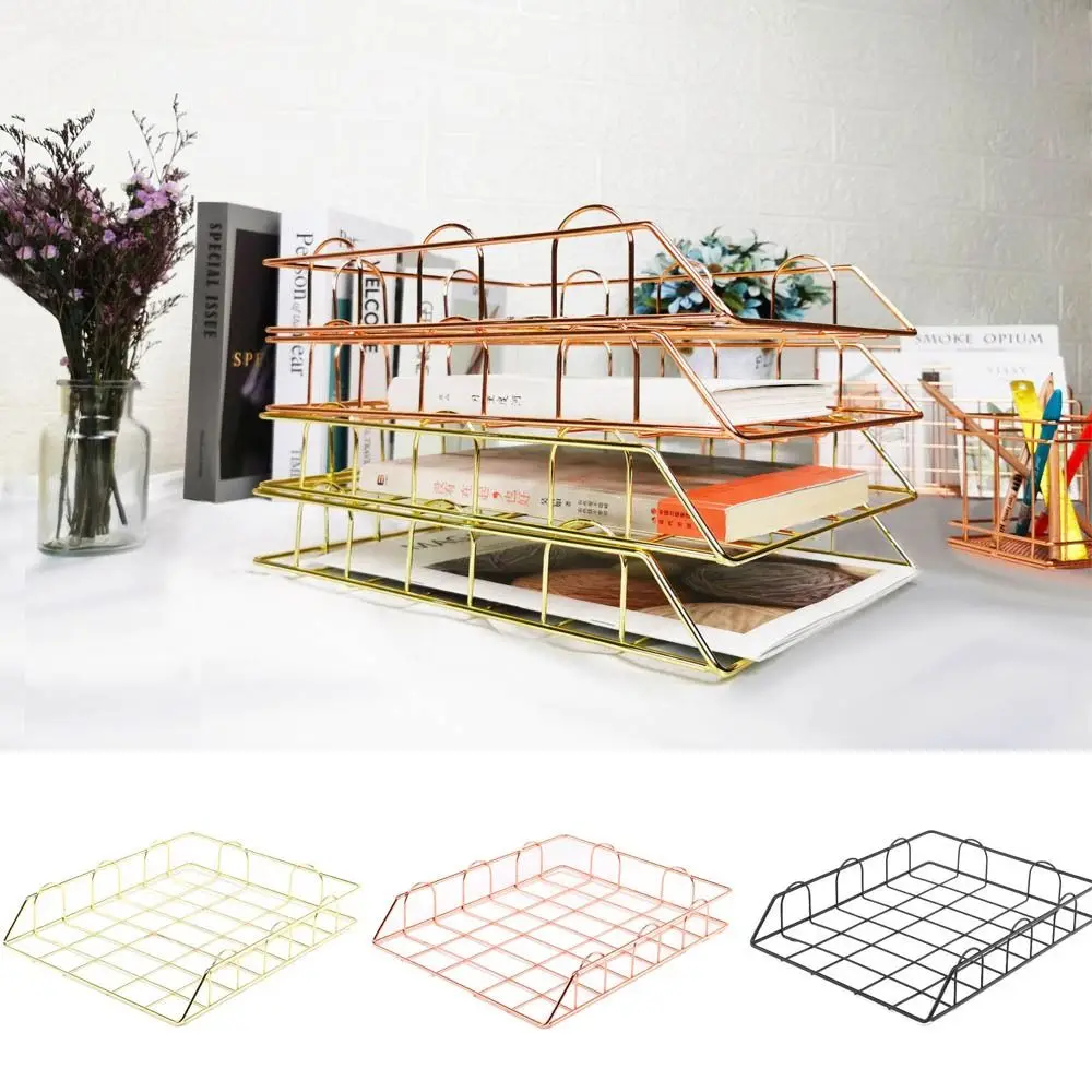 Durable Multi-functional Desktop File Storage Tray Iron Stackable Desk Storage Basket Document Holder For Home Office
Durable Multi-functional Desktop File Storage Tray Iron Stackable Desk Storage Basket Document Holder For Home Office