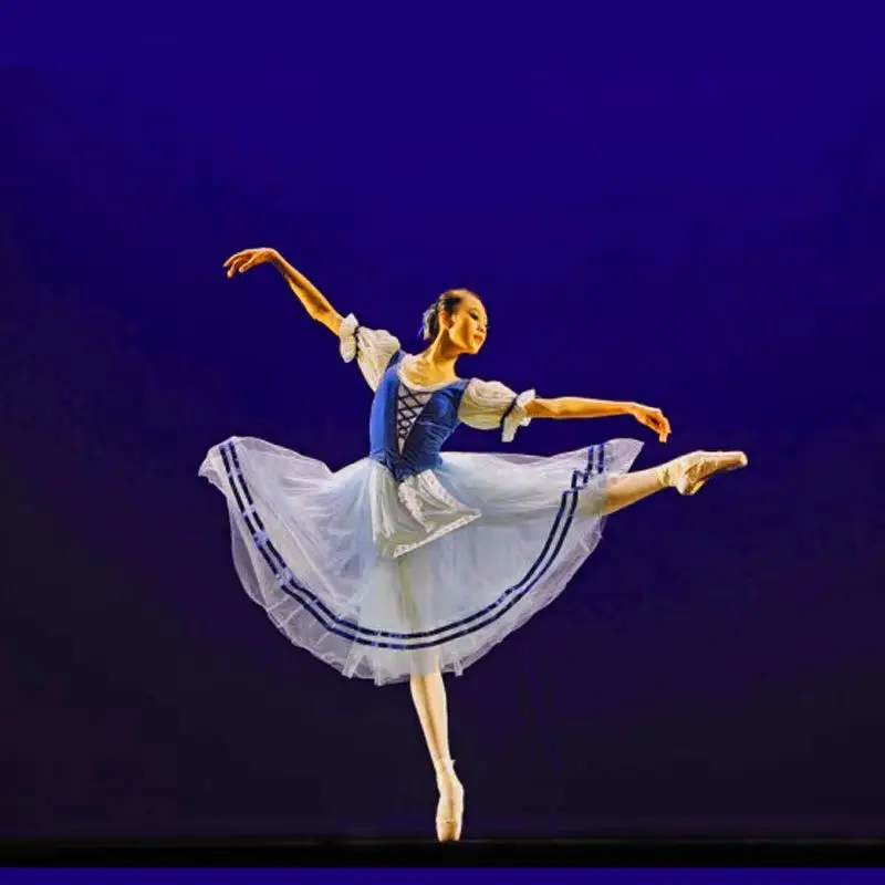 Classical Long Romantic Soft Ballet Dresses For Nutcracker, Royal Blue Giselle Ballet Dresses For Peasant Drop Shipping
Classical Long Romantic Soft Ballet Dresses For Nutcracker, Royal Blue Giselle Ballet Dresses For Peasant Drop Shipping
