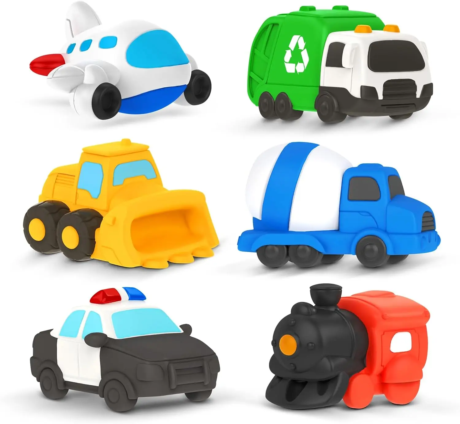 6-Piece Floating Bath Toys for Toddlers, Mold-Free and No-Hole Design, Safe Water Play for Ages 1+
6-Piece Floating Bath Toys for Toddlers, Mold-Free and No-Hole Design, Safe Water Play for Ages 1+