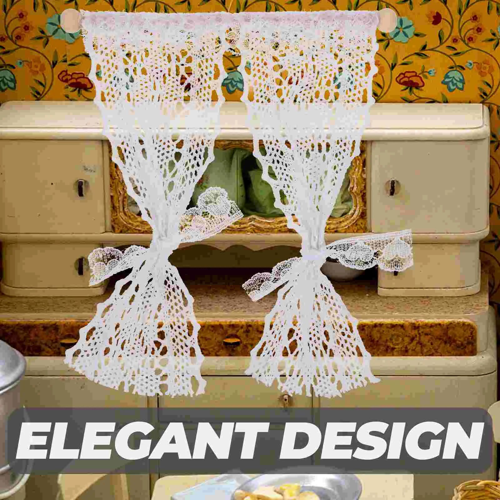 Dollhouse Curtains Miniature Lace Tiny Accessories Window Accessory Similar Room Decor
Dollhouse Curtains Miniature Lace Tiny Accessories Window Accessory Similar Room Decor