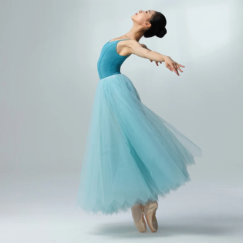 Sansha Adult Ballet Dancing Performance Tutu Long Skirt Four Layers Black/White/Green Princess Dress 55BA1015
Sansha Adult Ballet Dancing Performance Tutu Long Skirt Four Layers Black/White/Green Princess Dress 55BA1015