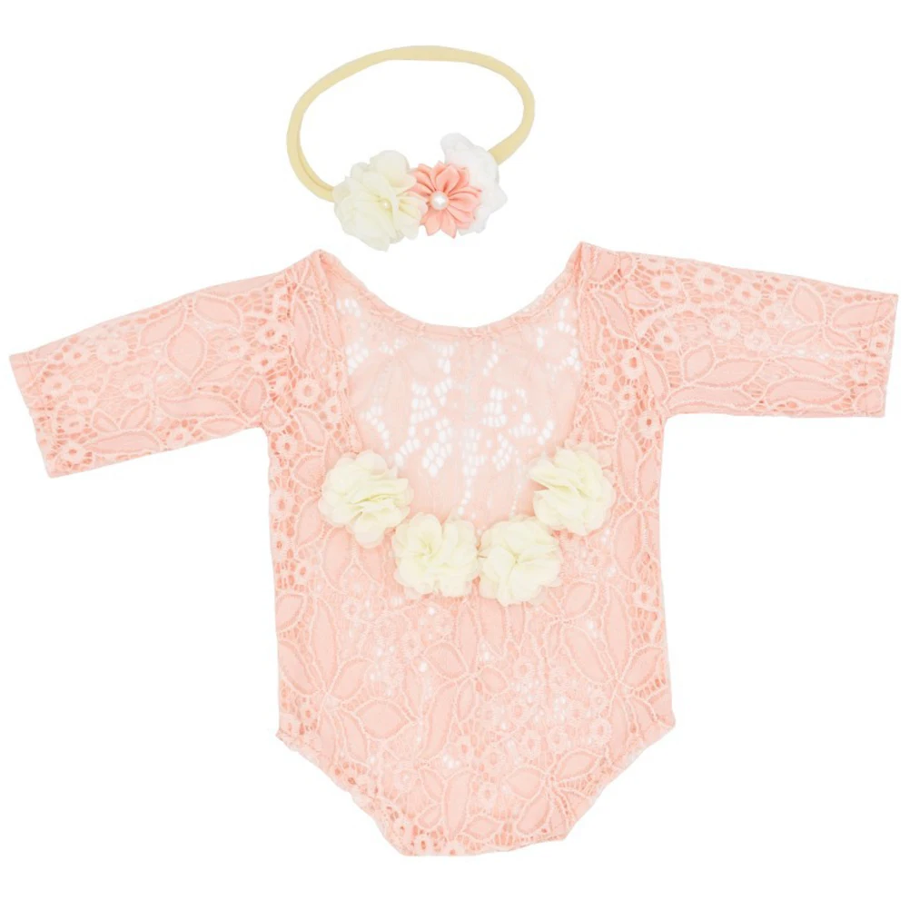 1 set Newborn Baby Lace Rompers Soft Photography Props Pink Dress Headband Bodysuit Photoshoot Outfits Infant Clothes
1 set Newborn Baby Lace Rompers Soft Photography Props Pink Dress Headband Bodysuit Photoshoot Outfits Infant Clothes