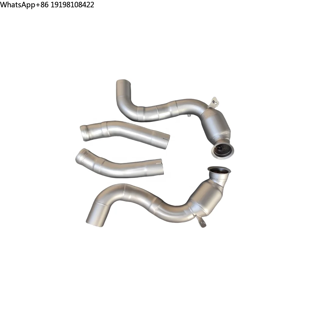 Catted and Sand Blasted Downpipe for BENZ C63 C63s W205 Exhaust Pipe
Catted and Sand Blasted Downpipe for BENZ C63 C63s W205 Exhaust Pipe