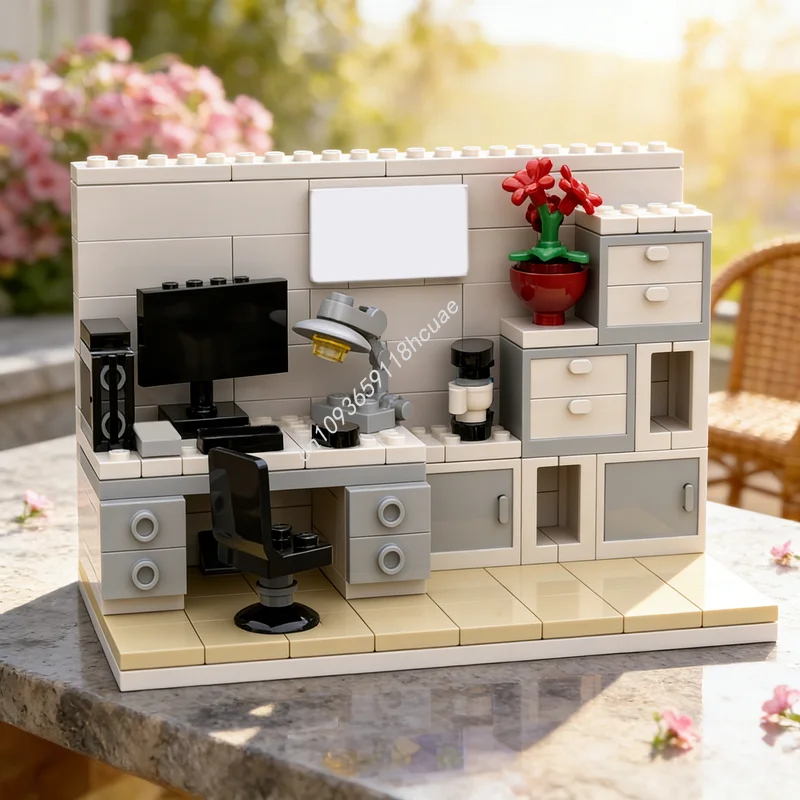 164pcs MOC City Office Space Type 2 Model Building Toys Blocks Architecture Assemble Festival Gift DIY Creative Idea Education
164pcs MOC City Office Space Type 2 Model Building Toys Blocks Architecture Assemble Festival Gift DIY Creative Idea Education